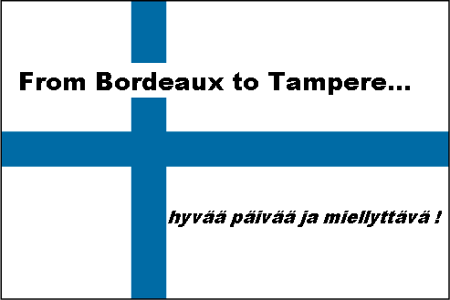 From Bordeaux to Tampere...