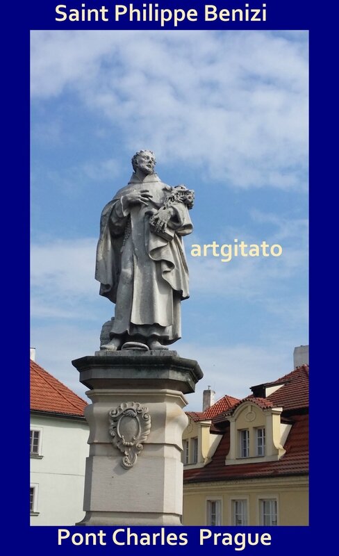 saint Philippe Benizi Artgitato Pont Charles Prague 2