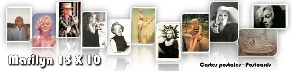 Marilyn Monroe 15 par 10 * * * * * * Accueil