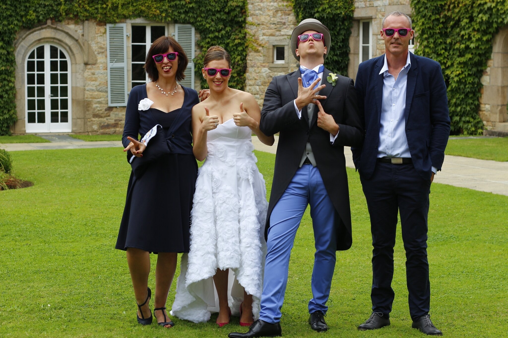 Mariage classe et funky joviana