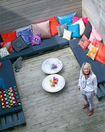 Inspiration, bricolage et décoration : 100 idées pour recycler des ... Idées Terrasse Banquette