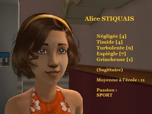 Alice STIQUAIS