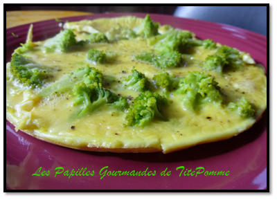 Omelette aux brocolis-1
