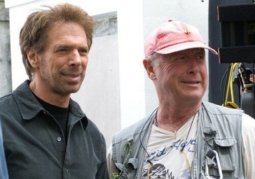 Jerry Bruckheimer & Tony Scott sur le tournage de Déjà Vu