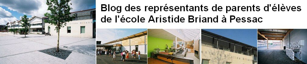 Bienvenue sur le blog des représentants de parents d'élèves de l'école Aristide Briand à Pessac