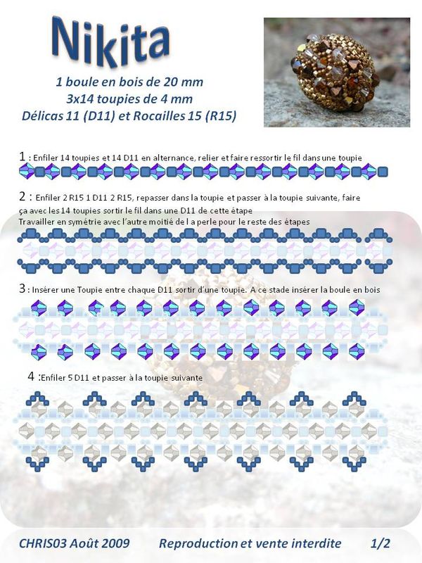 Ma petite boule perlée Nikita 43011563