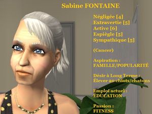 Sabine FONTAINE