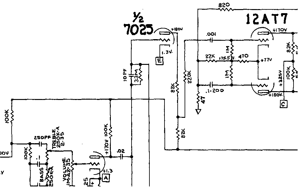 with two 82k resistor (i'm