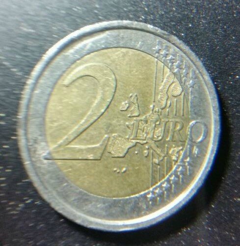 2 Pièces De Monnaie Originales Italiennes Et Européennes, 2004