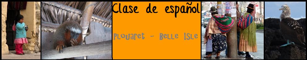 Clase de español - Colegios de PLouaret y Belle Isle