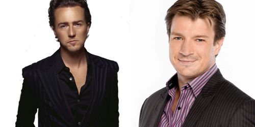 Edward Norton et Nathan Fillion