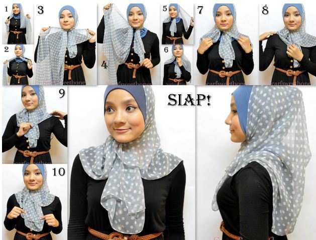 Tutorial Hijab Segiempat Najwa | aujourd hui on attache le foulard zafro Tutorial Hijab Segiempat Najwa | aujourd hui on attache le foulard zafro