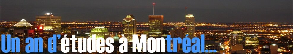 Un an d'études à Montréal