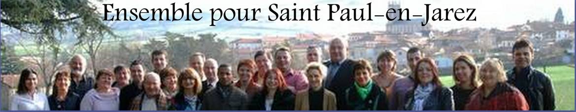 .....Ensemble pour Saint  Paul-en-Jarez....