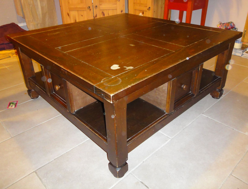 repeindre une table basse en bois vernis atelier repeindre une table basse en bois vernis atelier