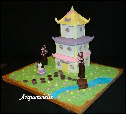 Pagode temple Japonais Kokeshi Chinois Kawaii 59683694_m