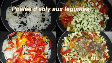 poelée d'ebly aux legumes