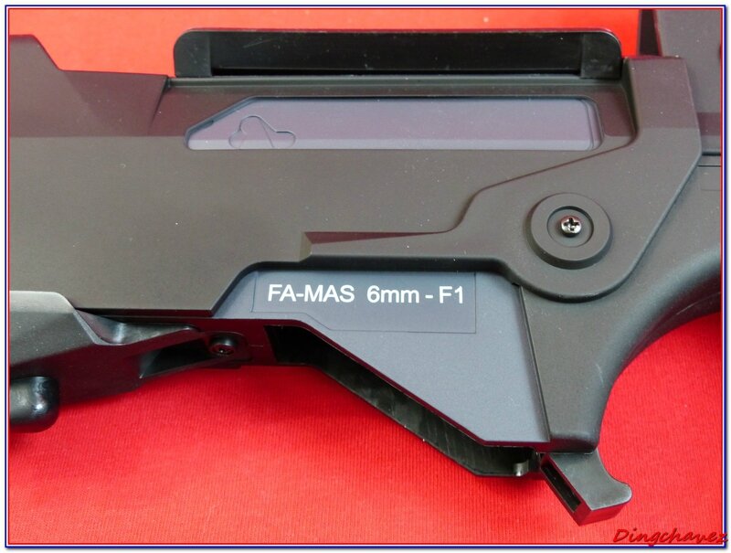 400907, Pack complet Fusil Airsoft AEG Famas F1 Nylon Fibre 1,2 Joules avec  Chargeur et batterie