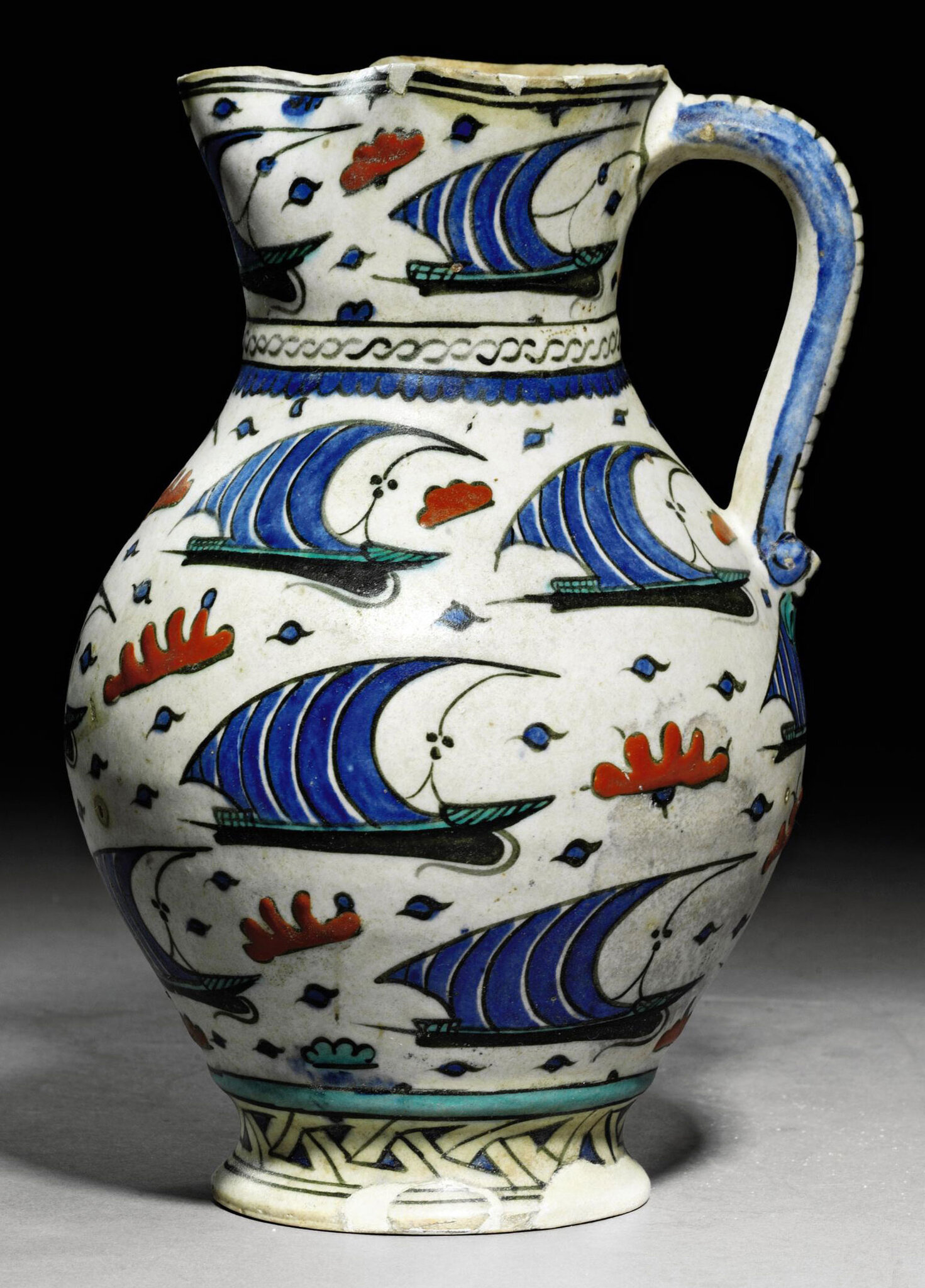 Ottoman Turkey Iznik pottery vessels at Christie's London, 5 Ottoman Turkey Iznik pottery vessels at Christie's London, 5