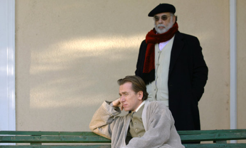 Tim Roth et Francis Ford Coppola sur le tournage