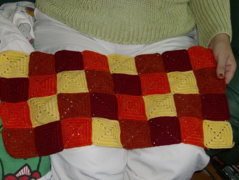 tricoter un patchwork