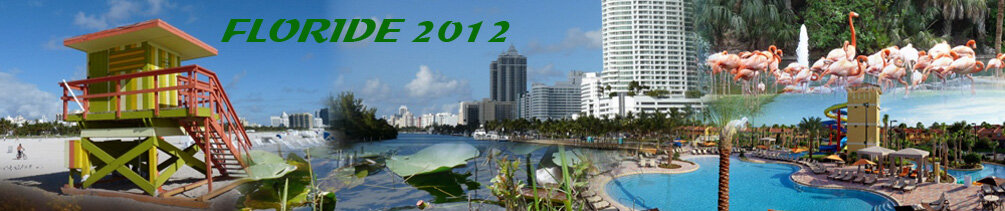 Carnet de voyage Floride 2012