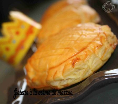 Galette des rois a la creme de marron Galette des rois a la creme de marron