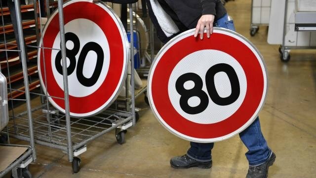Besançon : manifestation contre la limitation de vitesse à 80 km/h 80 kmh