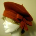 Béret laine velours