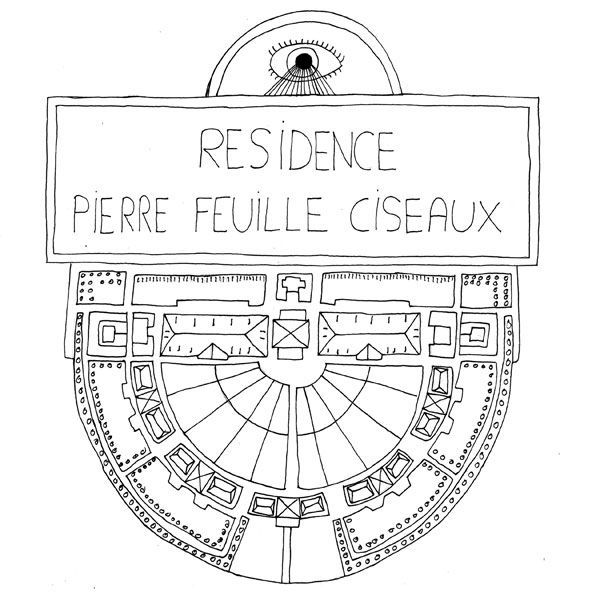 PIERRE FEUILLE CISEAUX : LA RÉSIDENCE (dessin de Julien Meunier)