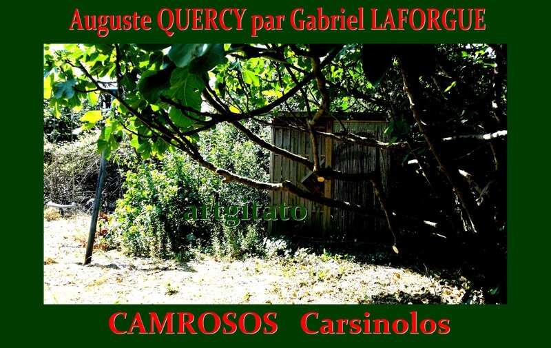 Auguste Quercy par Gabriel Laforgue Préface Camrosos Carsinolos 1911 Artgitato