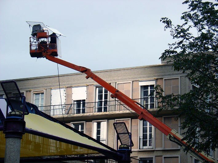 Sophie Marceau et Robert Hossein en tournage au Havre... 7261099