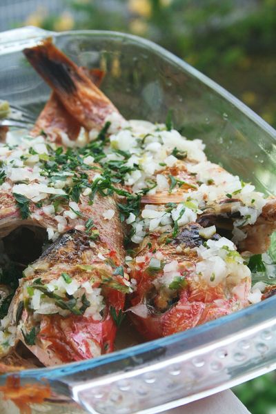 Vivaneau grillé comme aux antilles Vivaneau grillé comme aux antilles