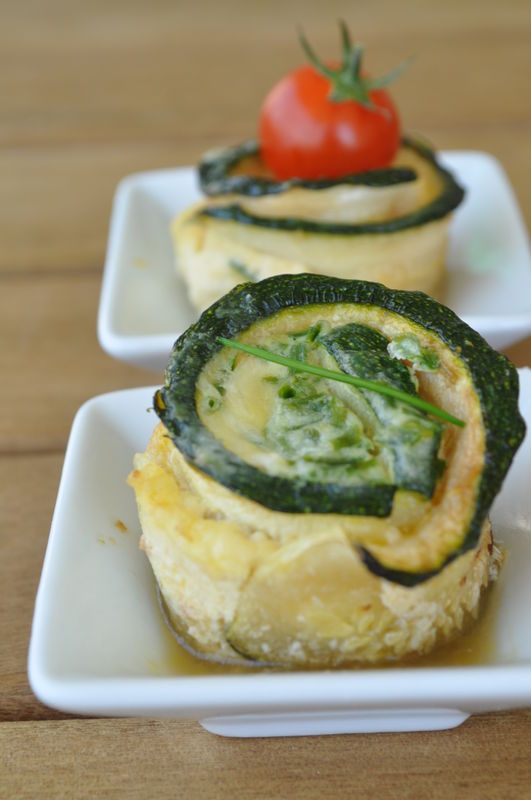 roulade courgette aperitif