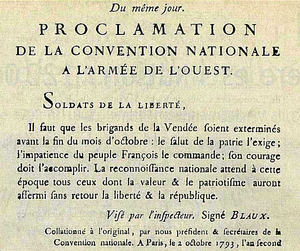 Decret 1er octobre 1793