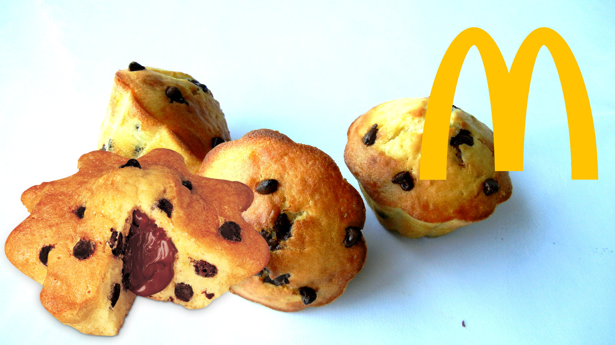 Recette des Mandises de Mac Donald muffins fourrés au nutella  