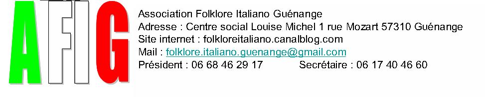 Folklore italiano Guénange