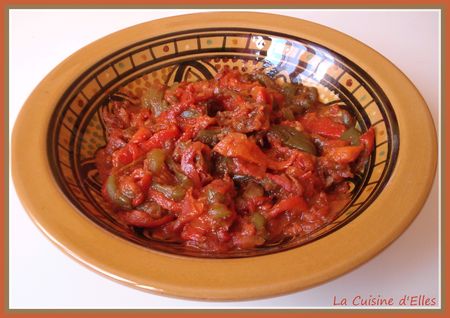 Salade de poivrons à la marocaine Salade de poivrons à la marocaine