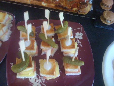 Mini croque-monsieur Mini croque-monsieur