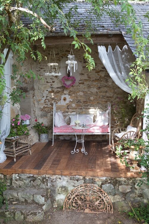 Almacén de inspiraciones: precioso rincón Inspiraciones Jardín Interior