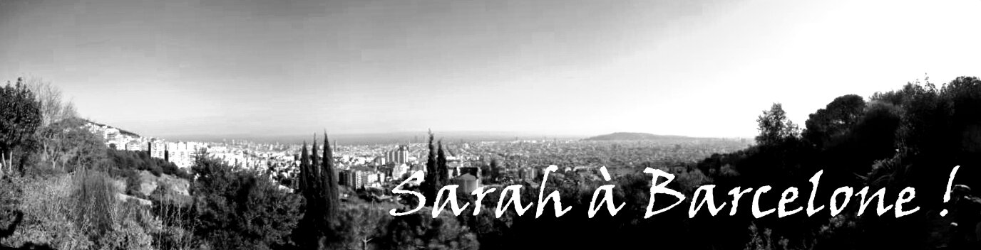 Sarah à Barcelone