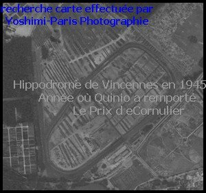3 - Quinio gagnant de l'epreuve 1945 - hippodrome de vincennes 1945