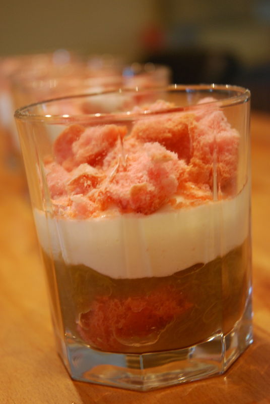 recette tiramisu rhubarbe biscuits roses
