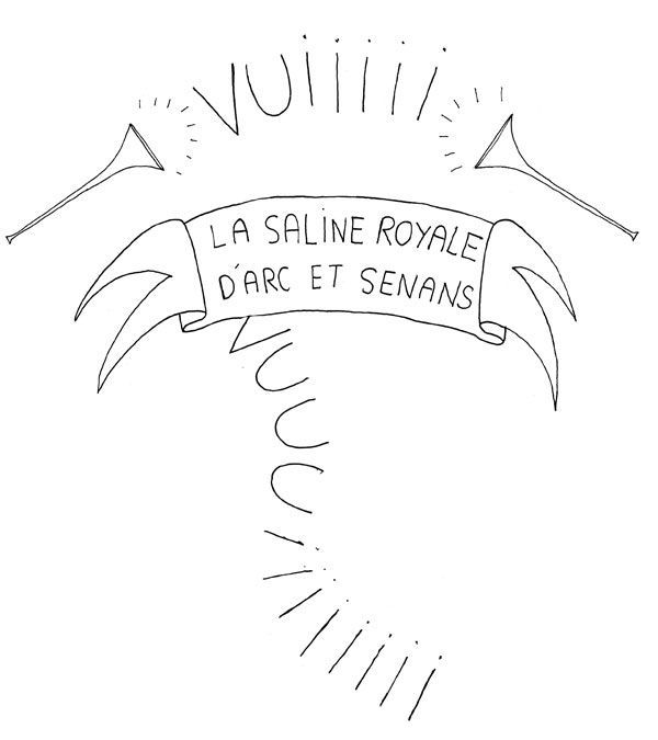 LA SALINE ROYALE D'ARC-ET-SENANS (dessin de Julien Meunier)