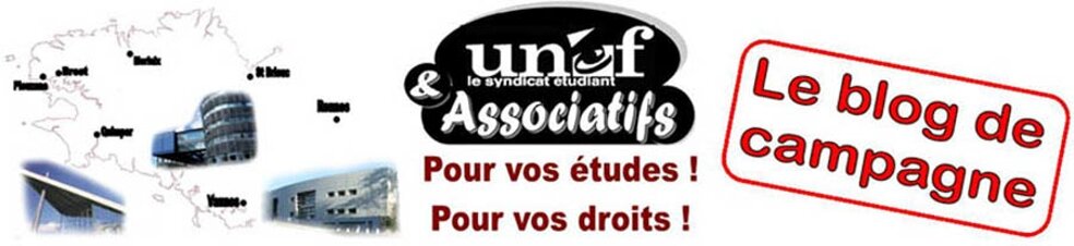 Blog de campagne de la liste UNEF & Associatifs de l'UBO