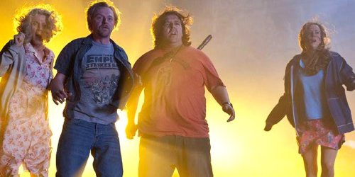 Simon Pegg & Nick Frost au centre