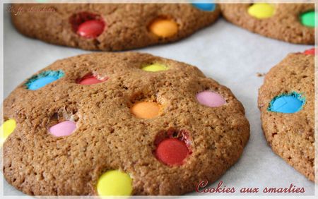 Cookies aux smarties Cookies aux smarties