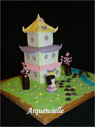 Pagode temple Japonais Kokeshi Chinois Kawaii 59683689_m