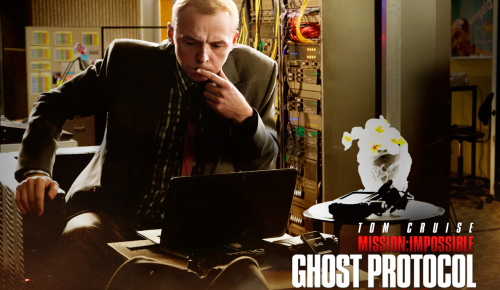 Simon Pegg dans Mission Impossible 4