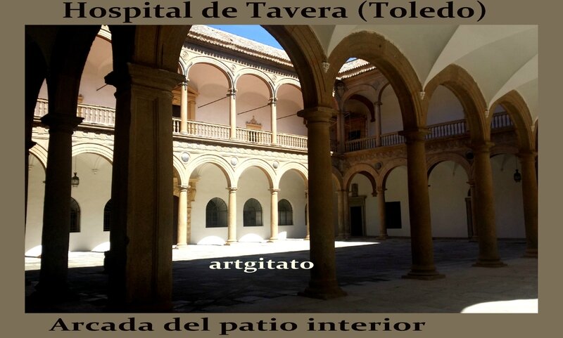 Hospital de Tavera Hopital de Tavera Artgitato Arcada del patio interior del Hospital de Tavera 1